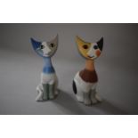 Two Goebel Rosina Wachtmeister "Gina" Cat Figures