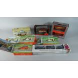 A Collection of Seven Boxes Die Cast Toys to Include Corgi Bedford Bus
