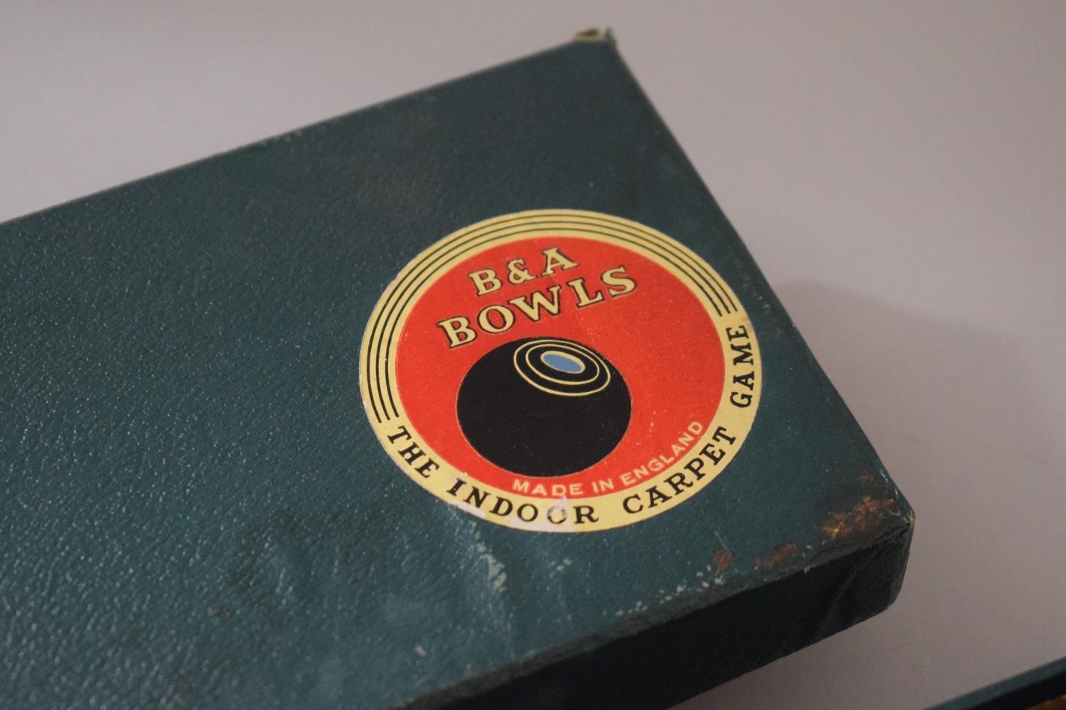 A Boxed Set of the Indoor Carpet Bowls by Brookes & Adams Ltd., Birmingham - Image 2 of 2