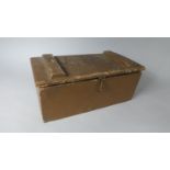 A Vintage Tool Box Containing a Collection of Spanners Etc., 43cms Wide