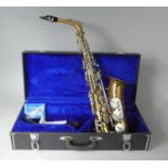 A Cased Delta Saxophone