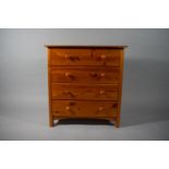 A Modern Pine Bedroom Chest of Four Drawers, 72cms Wide