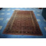 A Fine Hand-Made Persian Bidjar Carpet, 320 x 215cms