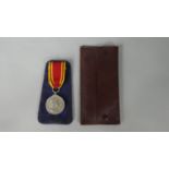 A Fire Service Exemplary Service Medal Awarded to Ldg Fireman Cholmondley C. Edwards