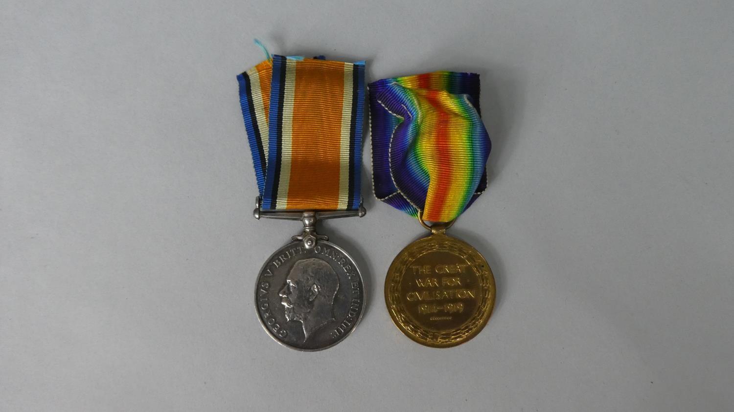 Two WWI Medals Awarded to SPR J.A. Vaughan, R.E. No. 177827 - Image 2 of 2