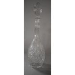 A Cut Glass Mallet Decanter, 40cms High