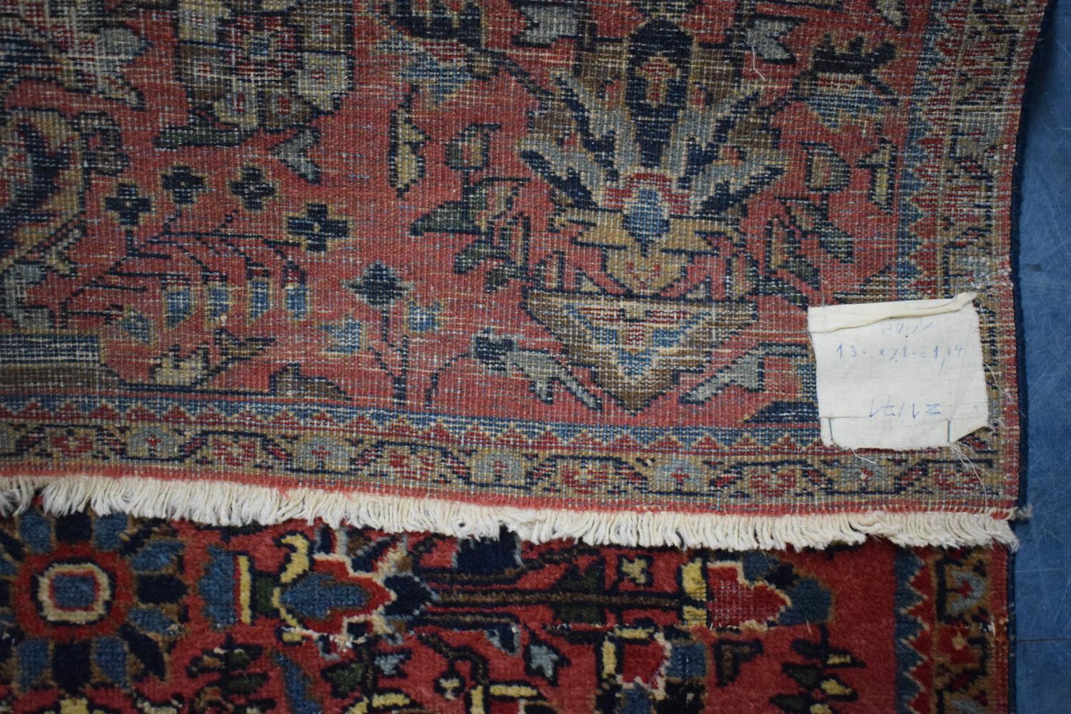 An Antique Persian Hand-Made Sarugh Rug, 128 x 78cms - Image 4 of 5