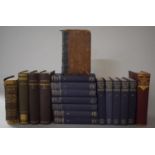 A Collection of Books on a Juridical Theme Featuring an 18th Century Leather Bound Edition of '