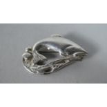 A Silver Brooch in the Form of a Leaping Salmon, London 1990