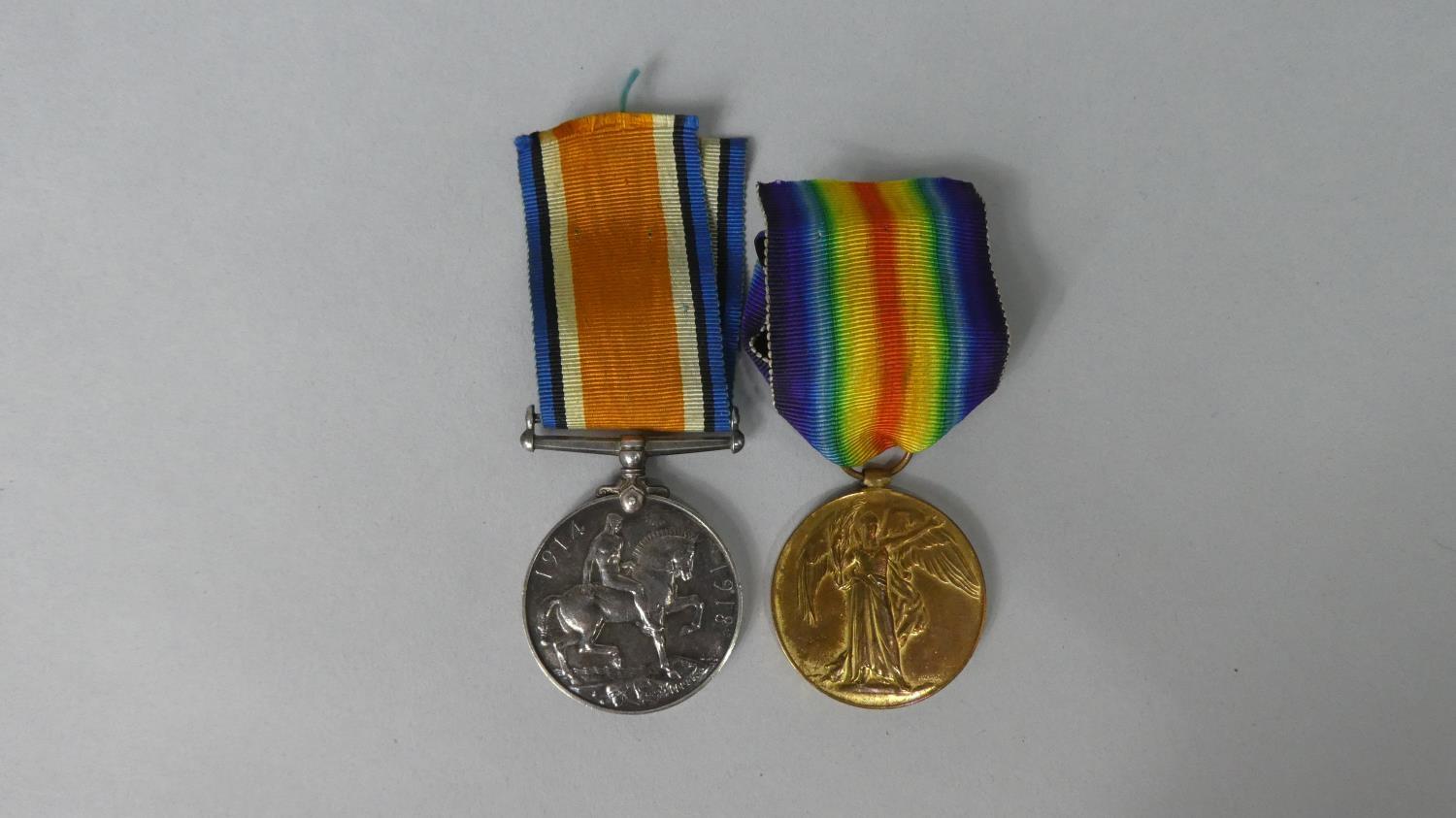 Two WWI Medals Awarded to SPR J.A. Vaughan, R.E. No. 177827