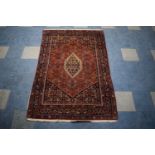 A Fine Persian Hand-Made Bidjar Rug, 184 x 120cms