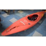 A 'Pyranha Master' Kayak with Paddle