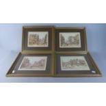 A Set of Four Walshaw Prints of Chester, Each 21 x 15cms