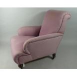 A Long Seated Ladies Armchair in the Howard Style