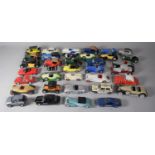 A Collection of 36 Unboxed Cars to Include Matchbox Y-24 1928 Bugatti Type 44, Newray 1952