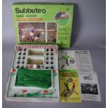 A Boxed Subbuteo Table Soccer Club Edition - Containing Three Teams to Include Yellow & Black,