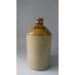 A Large Glazed Stone Ware Brewers Bottle for British Railway (Western) No. 2, 41cms High