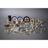 A Collection of Limoges China to Include Vase, Miniatures, Trinket Dishes, Lidded Box in the Form of