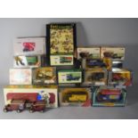 A Collection of 15 Boxed Corgi and Ledo Commercial Vans and Trucks to Include 97195 The Pantechnicon