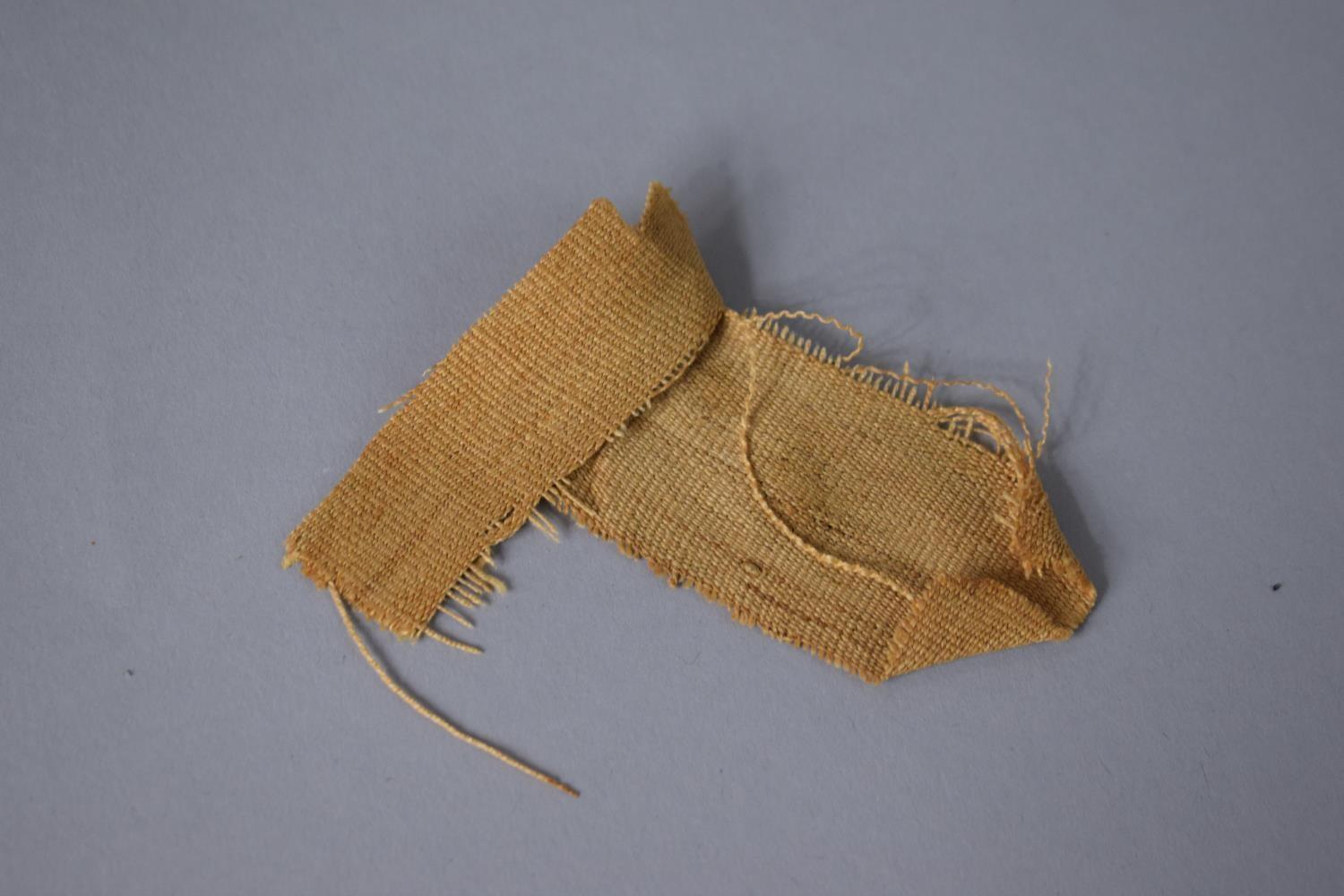 An Envelope with 19th Century Hand Written Inscription 'Piece of Mummy Cloth Unrolled from a - Image 3 of 3