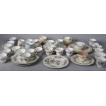 A Collection of Teawares & Plates to Include Aynsley Pembroke, Wedgwood, Aynsley Spring Crocus,