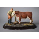 A Large Country Artists Figure Group, Country Legacy The Next Generation-Hereford Bull No02445