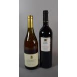 A Bottle of South African Shiraz and a Bottle of Colombard Chardonnay