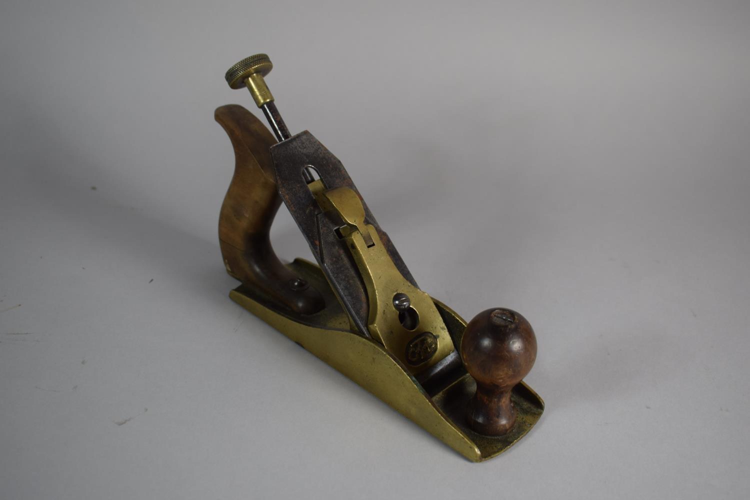 A GTL Brass Smoothing Plane c.1930