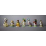 A Collection of Seven Beswick Beatrix Potter Figures to Include - Samuel Whiskers (AF), Mr Jeremy