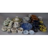 A Collection of Ceramics to Include Hammersley & Co., and Foley Coffee Cans, Royal Albert Petit