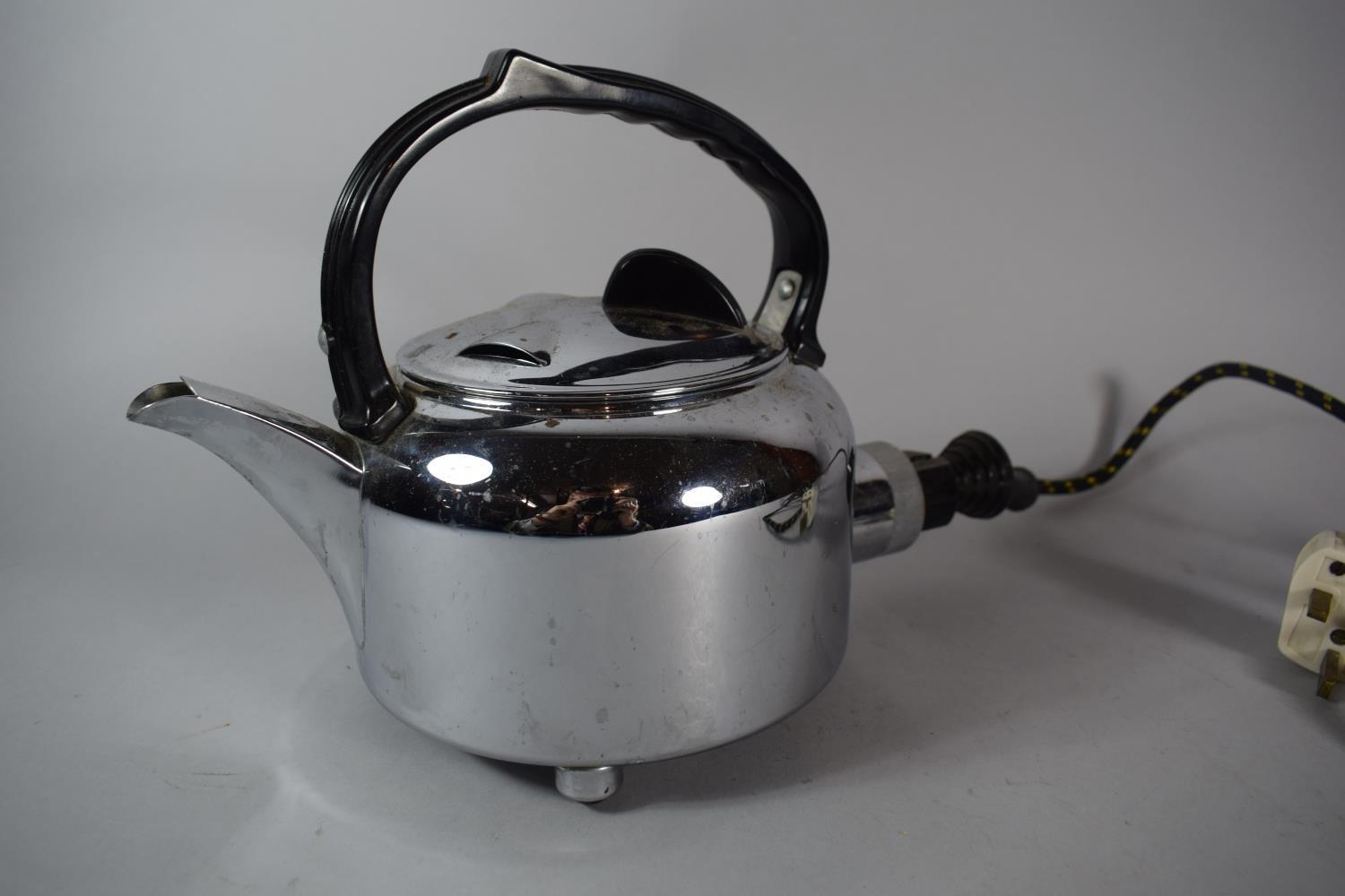 A Vintage Chrome 'Revo' Electric Kettle