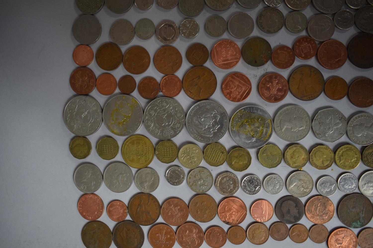 A Collection of 20th Century British and Foreign Coins to include Churchill Crowns Etc. - Image 3 of 3