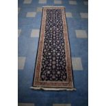 A Fine Hand-Made Tabriz Runner, 280 x 77cms