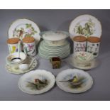 A Collection of Ceramics to Include Four Cylindrical Portmeirion Lidded Pots, Wedgwood 'Tiger