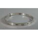 A Silver Bangle, B'Ham Hallmark