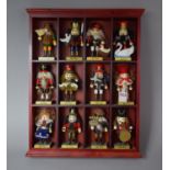 A Cased Black Forest 12 Days of Christmas Nutcracker Advent Calendar, 34 x 56cms