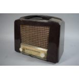 A Vintage Bakelite Ekco Radio, 28cms Wide