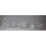 A Collection of Good Quality Glassware to Feature Cavan Crystal Biscuit Barrel, Baskets Etc.