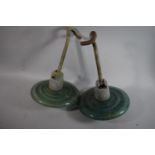 Two Vintage High Voltage Glass Electric Insulators