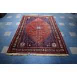 A Persian Hand-Made Abadeh Carpet, 305 x 204cms