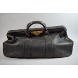 A Vintage Leather Gladstone Bag, 60cms Wide