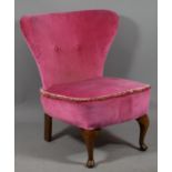 A 1950's Upholstered Ladies Nursing Chair