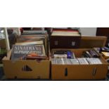 A Collection of 78 and 45 RPM Records to Include Easy Listening, ABBA, Carpenters, Tom Jones Etc,