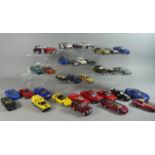 A Collection of 34 Unboxed Cars to Include Jaguar 'E' Type, BMW M3, Kremer K3, Renault Colorale
