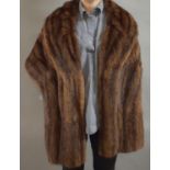 Two Large Vintage Fur Capes or Stoles