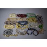 A Collection of Various Beadwork Necklaces etc
