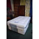 A 3/4 Drawer Divan Bed with Orthopedic Mattress, 48 inches Wide