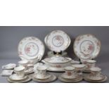 A Large Collection of Royal Doulton Canton Pattern Dinner and Teawares to Comprise Six Dinner