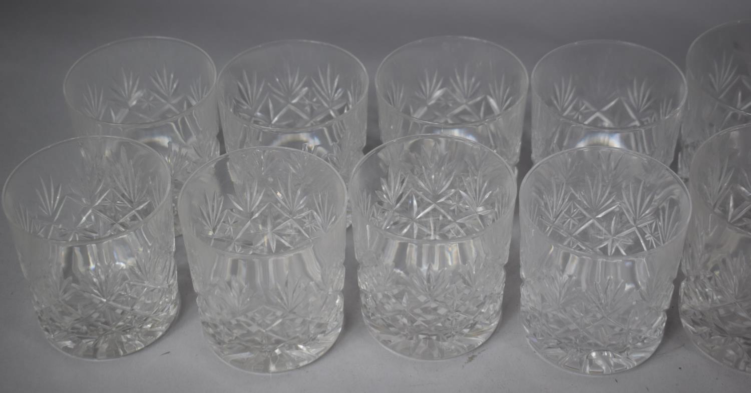 A Collection of Thomas Webb Cut Glass to Include Eight Brandy Balloons, Six Tumblers and Six Smaller - Image 4 of 5