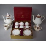 A Royal Grafton Majestic Pattern Coffee Set to Comprise Two Coffee Pots, Sugar Bowl, Cream Jug and a